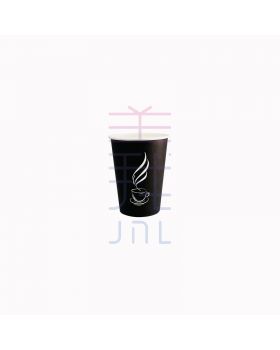 8oz Single Wall Hot Cup (Black) (50pcs)